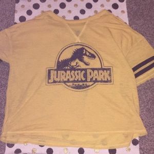 Jurassic park crop top